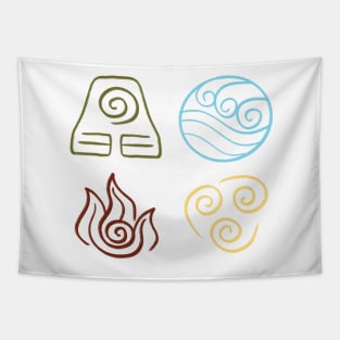 Avatar the Last Airbender Four Nations Tapestry