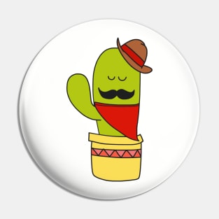 Siñor Cactus Pin