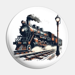 Steam locomotive Pin