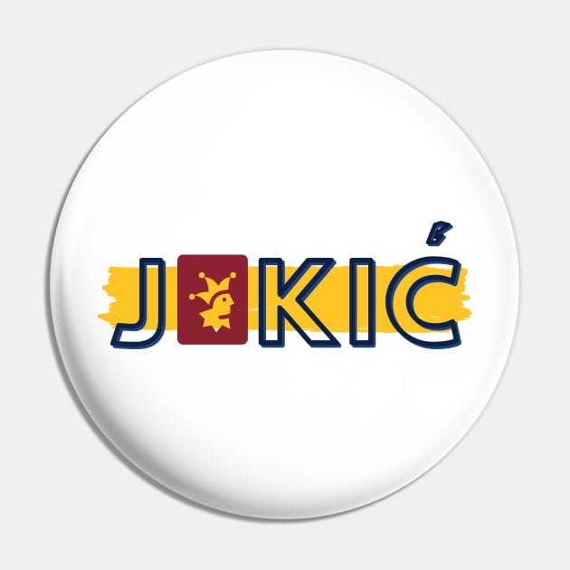 Nikola Jokic Joker Nuggets Tee Pin by SportsGuyTees