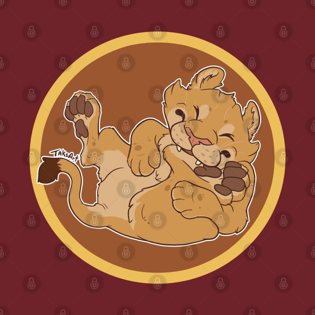 OmNomNom Lion cub by TaksArt