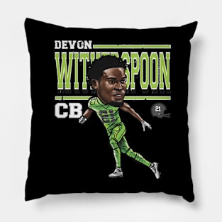 Devon Witherspoon Seattle Cartoon Pillow