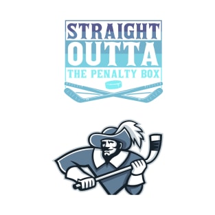 Straight outta the penalty box blue ice T-Shirt