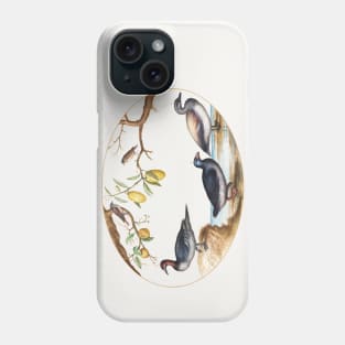 Three Waterfowl with Two Birds Perched in Citrus Trees (1575–1580) Phone Case