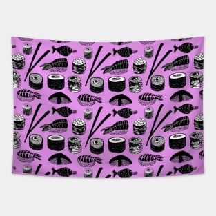 Sushi Pattern Tapestry