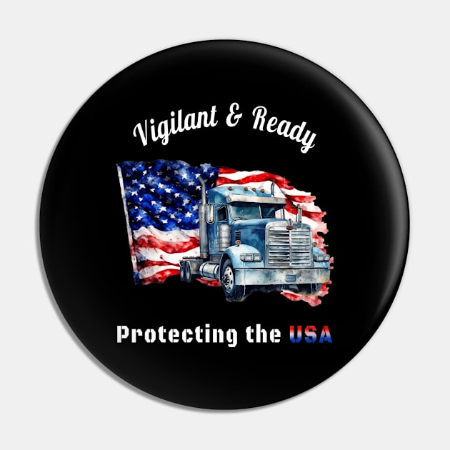 Vigilant & Ready Pin by Tee Li’s