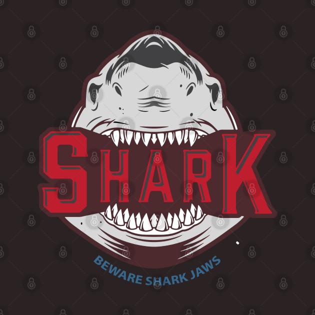 beware shark jaws by illustraa1