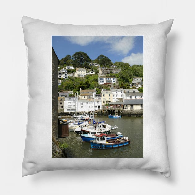 Polperro, Cornwall Pillow by Chris Petty