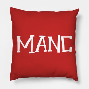 Manc - Manchester, England Pillow