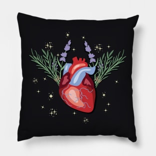 Heart with Herbal Wings Pillow