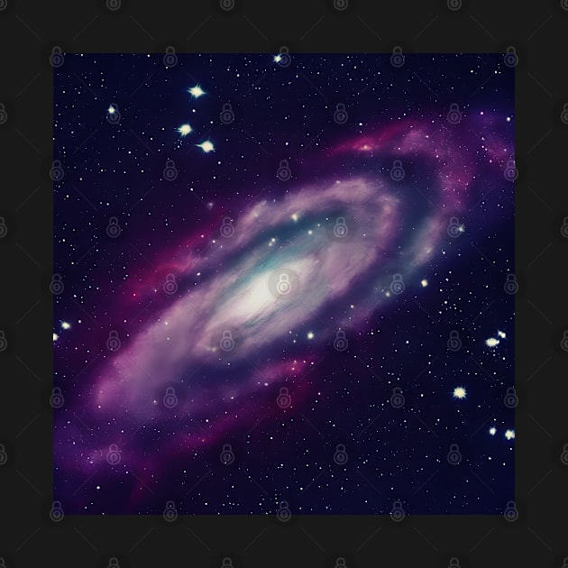 Pink Galaxy Nebula by craftydesigns