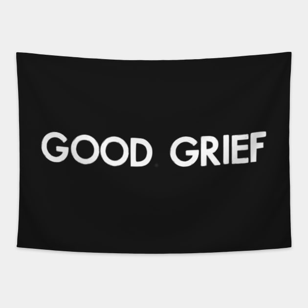 good grief (white) Tapestry by nynkuhhz