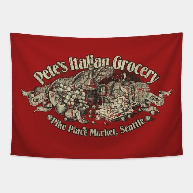 Pete’s Italian Grocery 1946 Tapestry by JCD666