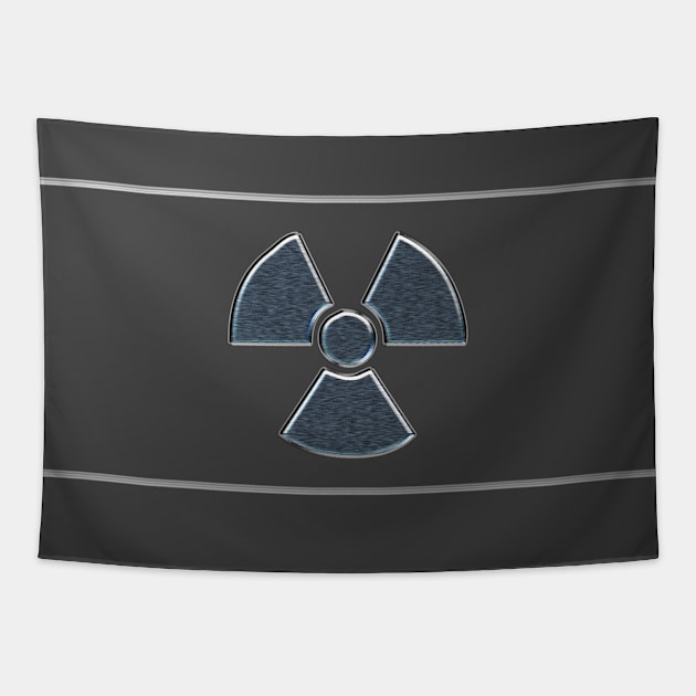 Nuclear Blues Tapestry by Veraukoion