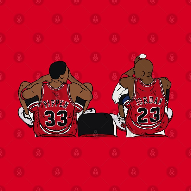 Pippen & Jordan by rattraptees