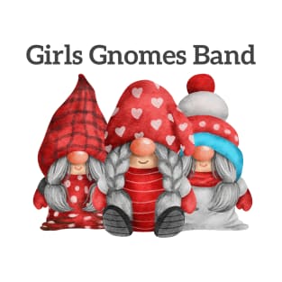 girl gnome christmas sticker T-Shirt