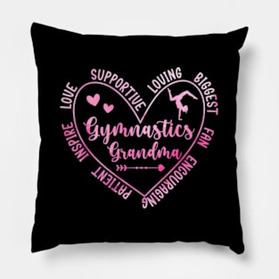 Gymnastics Grandma Appreciation Gymnast Grandmother Pillow