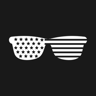 American Flag Sunglasses T-Shirt