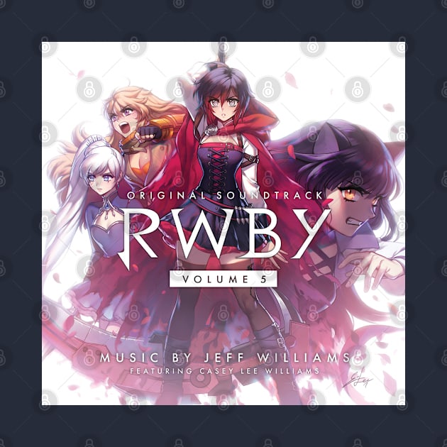 RWBY - Volume 5 OST Album Cover by indieICDtea