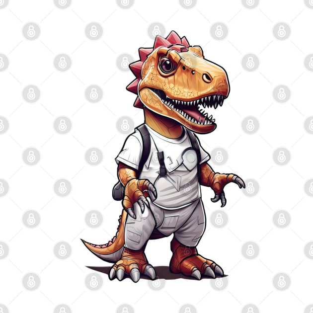 Pandicorn T Rex Dinosaur Cartoon by Elysium Studio