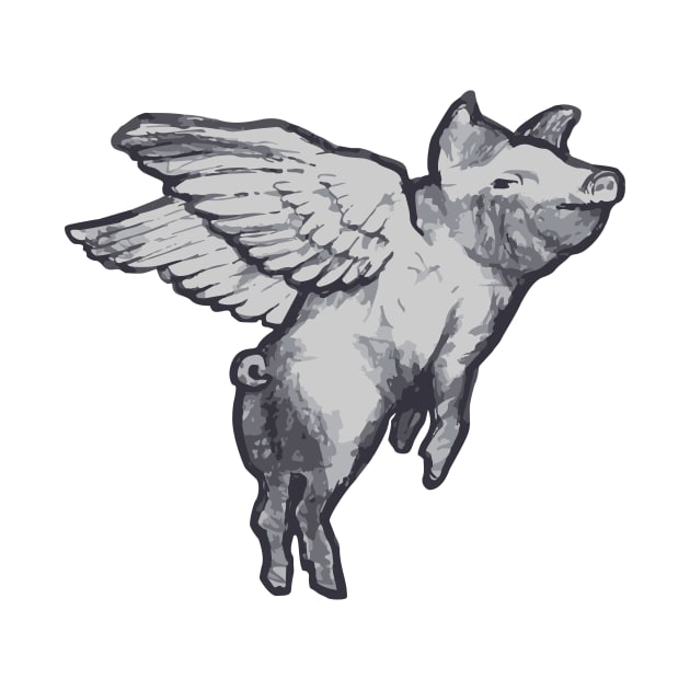 Flying Pig by at1102Studio