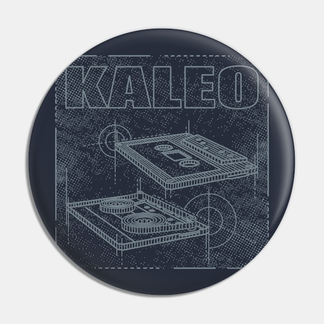 Kaleo - Technical Drawing Pin by Vector Empire