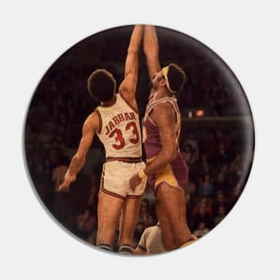 Wilt Chamberlain vs Kareem Abdul Jabbar, The Battle of The NBA Gods Pin