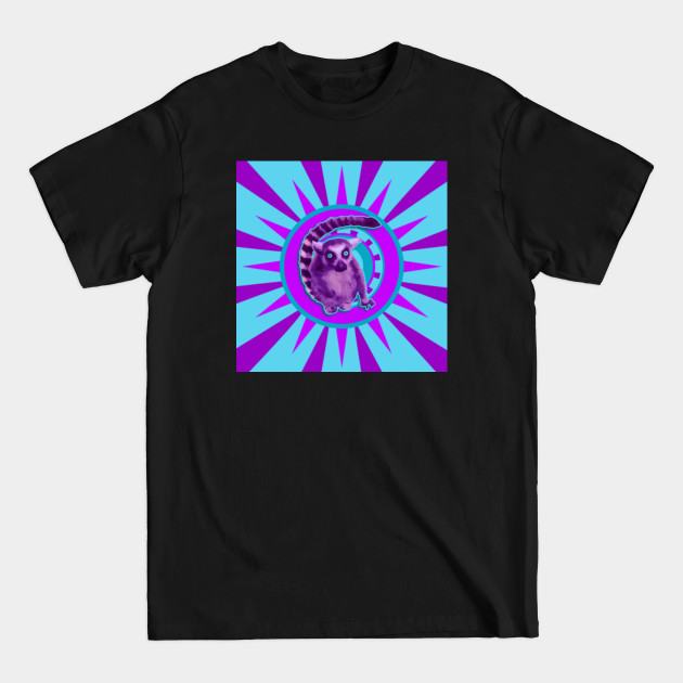 Disover cute monkey design in blue and purple - funky animals - Cute Monkey - T-Shirt