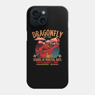 Dragonfly Retro Style Original Aesthetic Tribute 〶 Phone Case