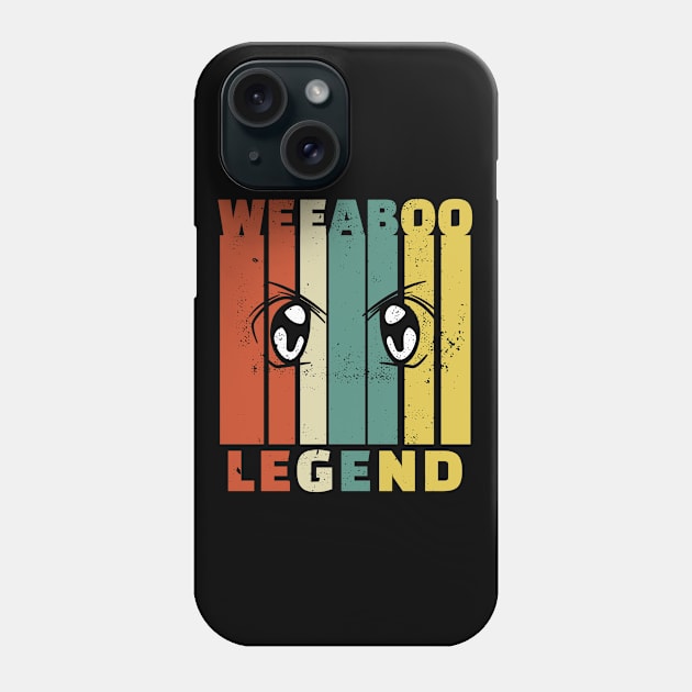 Weeaboo Legend Weeb Trash Stuff Vintage Anime Meme Phone Case by Alex21