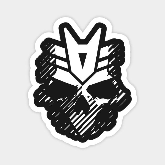 Ghost Recon/Decepticon Mash Up (White) Magnet by Ironmatter