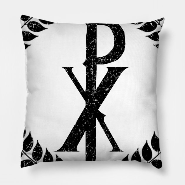 Chi Rho Constantine V2 Pillow by American Heritage