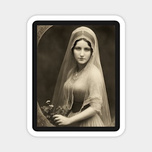 Vintage Lady 4 Magnet