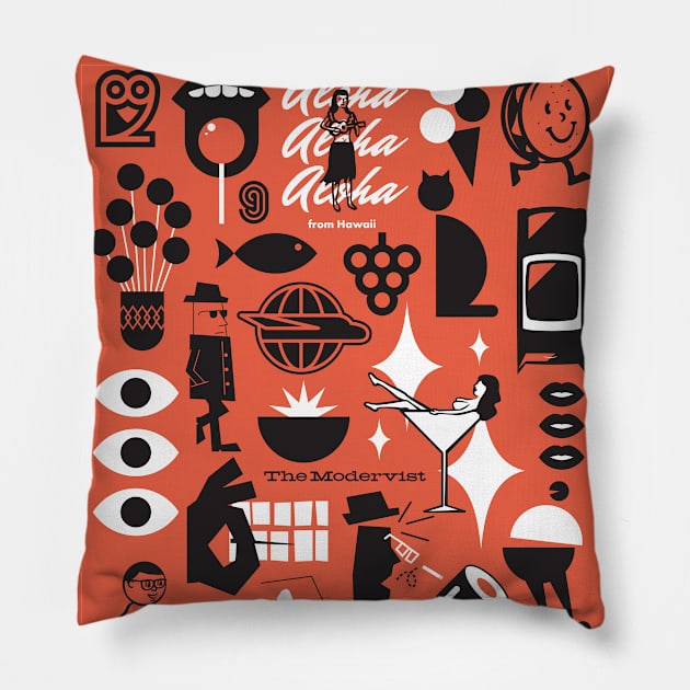 The Modervist Pillow & Phone Case Pillow by TheModervist