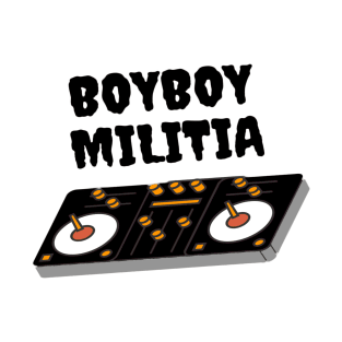 Boyboy Militia - Vinyl collection (black) T-Shirt