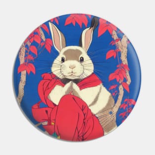 Autumn Rabbit Fall For You - Perfect Giant Rabbit Bunny Pet for the Season Pin