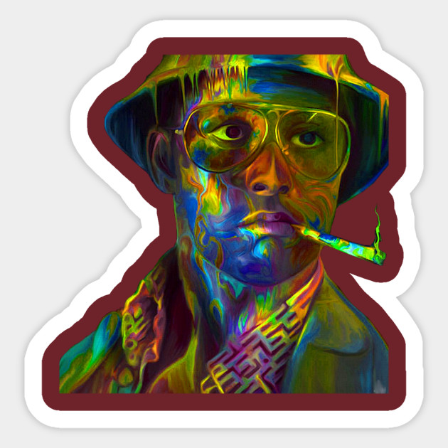 Fear and Loathing Psychedelic - Psychedelic - Sticker