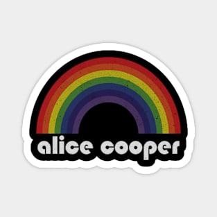 Alice Cooper | Rainbow Vintage Magnet