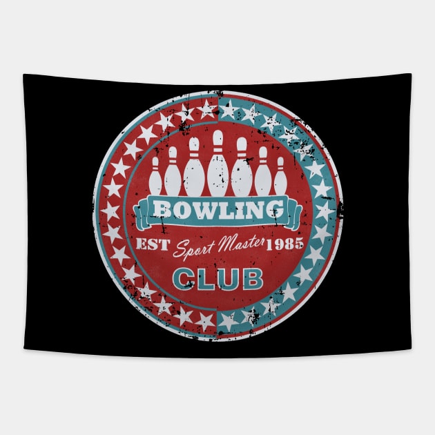 bowling club Tapestry by vender