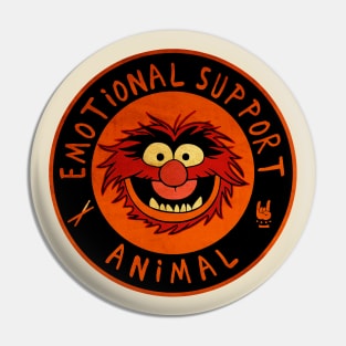 Emotional Support Animal Black Pin