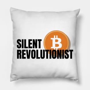 Bitcoin silent revolutionist Pillow