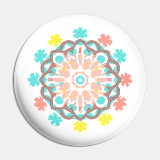 mandala Clamber Paint Pin