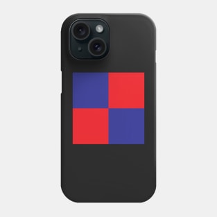 Crystal Palace Red and Blue Checkered Fan Flag Phone Case