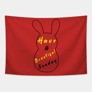 Happy Easter Bunny day, Have a Beautiful Sunday, Easter Tapestry