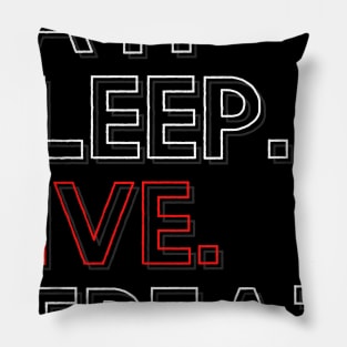 Eat Sleep Dive Repeat Pillow