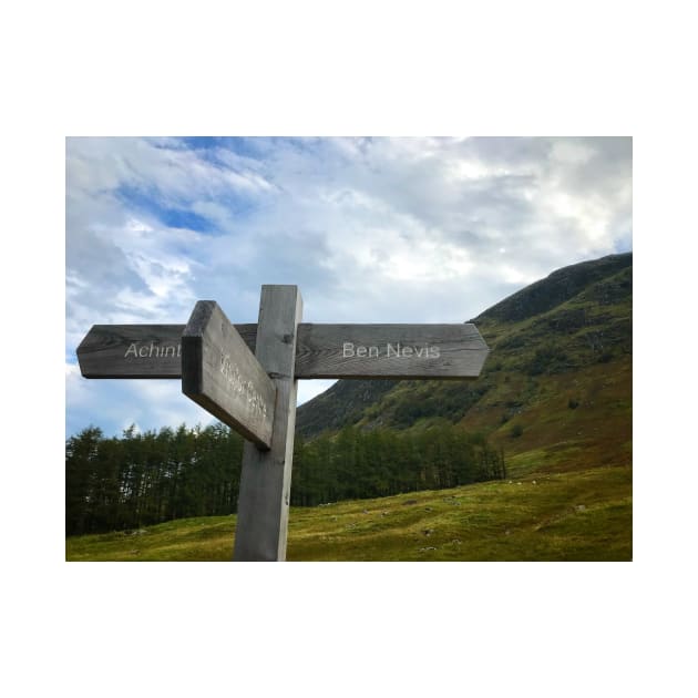 Sign to Ben Nevis Scotland. by simplythewest