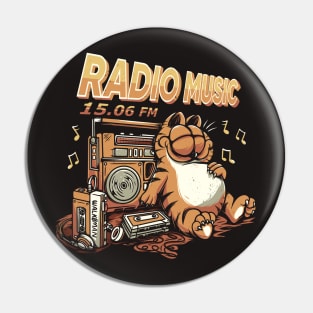 Radio Music Pin