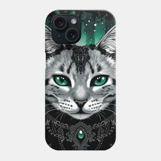 Victorian Silver Bengal Phone Case