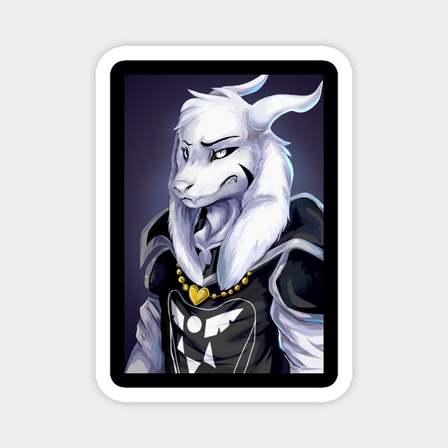 UNDERTALE Asriel Dreemurr Undertale Magnet TeePublic