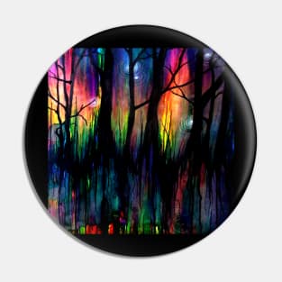 Rainbow forest Pin